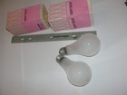 2 Vintage Sylvania 75w Incandescent Light Bulb frosted   made In Usa 