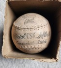 Vintage Softball Goldsmith Official Concealed Stitch In Original Box Old Rare