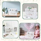 Wedding Card Box Pvc Hollow Wedding Envelope Box With Lock And Card Sign Upgr   