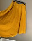 Cmc Click By Color Me Cotton Skirt S Gold Yellow Usa Flared A-line Boho Retro