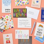36 Pack Assorted Birthday Card Set With Envelopes  Bulk  4x6 In  Blank Inside 