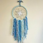 Boho Dreamcatcher Handmade Wall Decor Accent Piece Crochet New