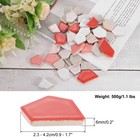 1 1 Lb Irregular Ceramics Mosaic Tiles  2 3 - 4 2 Cm Bulk Tiles  Mixed Red