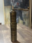 Large 11 5    Antique Brass Turkish Coffee Grinder Pepper Spice Mill - Unmarked