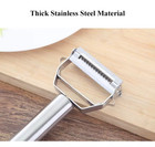 Stainless Steel Vegetable Peeler Julienne Slicer Kitchen Tool For Fruit   Potato