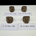 Vtg Native American Chucky Sterling 925 Inlay Ring Blanks     Old Pawn Masters