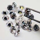 Cubic Zirconia Loose Round 2 00 Mm-11 00 Mm Each White Cz  aaaaa  Ship In U s a