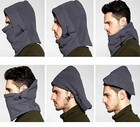 Full Face Neck Mask Winter Motorcycle Thermal Fleece Ski Balaclava  Cap 6-1 Hat