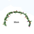 1 12 Dollhouse Christmas Lights Stripes Miniature Diy Doll House Christmas Decor