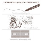 Bianyo Sepia Tone Drawing Pen  12 Assorted Sizes Sketch Liner  Reg  20