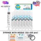 23 25 30 Gauge Needle 100pcs With 3ml Syringe Luer Lock Sterile Individualsealed