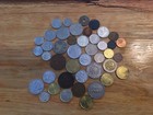 Old Foreign World Coin Lot Of 43 Coins Many Ww2   Older  King George  Florin