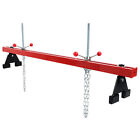 Engine Support Bar 1100lb Motor Transverse Bar Lift Holder Dual Hook Cross Hoist