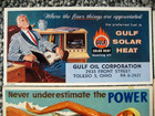 Lot 8 Vintage   Gulf Oil - Ink Blotters   No-nox Gulfpride Toledo Solar Heat