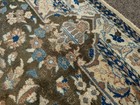 4x6 Green Antique Oriental Rug Hand-knotted Vintage Handmade Fine Silk Wool Old