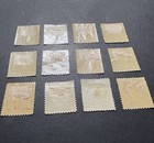 El Salvador 1898 Coat Of Arms Postage Stamps Lot Of 12 Mint Hinged