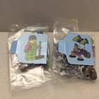 New Lego City Raze Minifigure With Snow Cart Mini-set