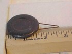 Antique Unmarked Metal Non Adjustable Clock Pendulum Bob Parts Repair F