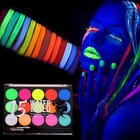 Glow In The Dark Face Body Paint uv Black Light Makeup Neon Face And Body Paint