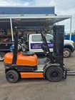 1996 Toyota 42-6fgu25 Forklift 3750lb Propane Pneumatic 3 Stage Sideshift