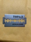 5 Double Edge Razor Blades  Topaz Stainless Micronised Blade