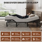 Funnihomi Adjustable Bed Frame With Wired Remote And Adjustable Bed Legs