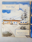 Vtg 1950s 60s House Plans Catalog Lot Selected Homes Mid Century Architecture