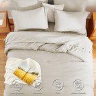 Himeet Full Comforter Set  7-piece Point-quilted Bed In A Bag  Beige   Oeko-t   