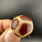 Vintage Beautiful Etch Carnelian Agate Bead With Rare Pattern Amulet