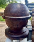 Salved Wooden Turned Finial Newel Post 5   
