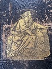 Antique Family Bible 1873 Holman Leather Genealogy Walker   Rose Families Maine