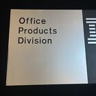 Super Rare 80s Ibm Office Products Division Orig  Wall Mount Metal Sign 36   x 18   
