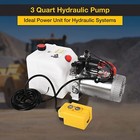Hydraulic Pump Unit 3 Quart Double Acting Dump Trailer Lifting Platforms