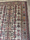Antique Handwoven Rug 4 5    X 2 5   