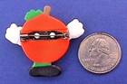 Gibson Pin Halloween Vintage Pumpkin Man Anthropomorphic Jol 1995 Holiday Brooch