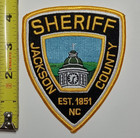 Jackson County Sheriff Nc Police Patch Sylva North Carolina