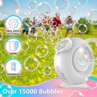 Bubble Machine  Automatic Bubbles Blower For Kids Toddlers - 15000  Bubbles P   