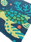 Jellybean Deep Sea Turtles Accent Rug 20x30 Machine Washable Indoor Outdoor