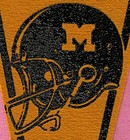 Vintage 1980s University Of Missouri Tigers Football Pennant  Wow 