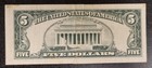 1977 Five Dollar Federal Reserve Note  5 - Gutter Fold  Error  92318