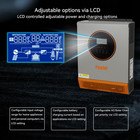 2400w 24v Solar Inverter Hybrid 110v 120v Off Grid 80a Charge Controller Pv 80v