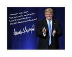 Donald Trump 8x10 Signed Photo With Message Keep America Great 2020 President