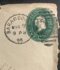 Us Scott U311  2c Stamped Cover  Baraboo  Wi Cancel  1896
