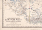 1861 K johnston Map - South Australia - New South Wales - Victoria   Queensland
