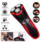 Electric Razor Shaver Men s Rotary Waterproof With Pop-up Trimmer Wet  dry Razor