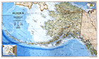     1994-5 May Alaska Ak National Geographic Map 49th State - A1