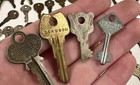 Huge Lot Of Vintage Keys Padlocks Keychains Master Lockwood Hardware 