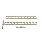 2 Pieces Keyhole Tracks Quick Height Adjustment With Pinless Jump Cup