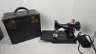 Vintage Singer Featherweight Sewing Machine  221 With Case Ae077374 March 1936