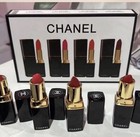 Chanel 4-piece Lipstick Set Gift Box - Multiple Shades Pink Red Burgundy